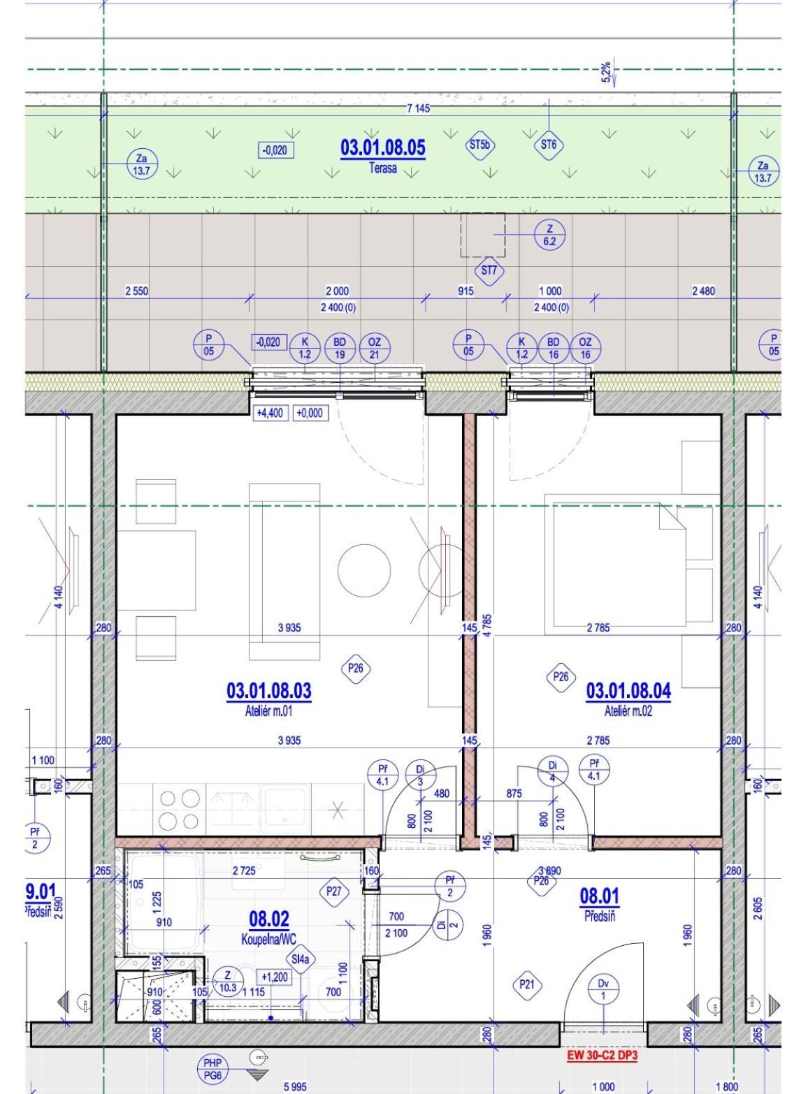 Novy Apartman S Terasou Brünn Exterior foto