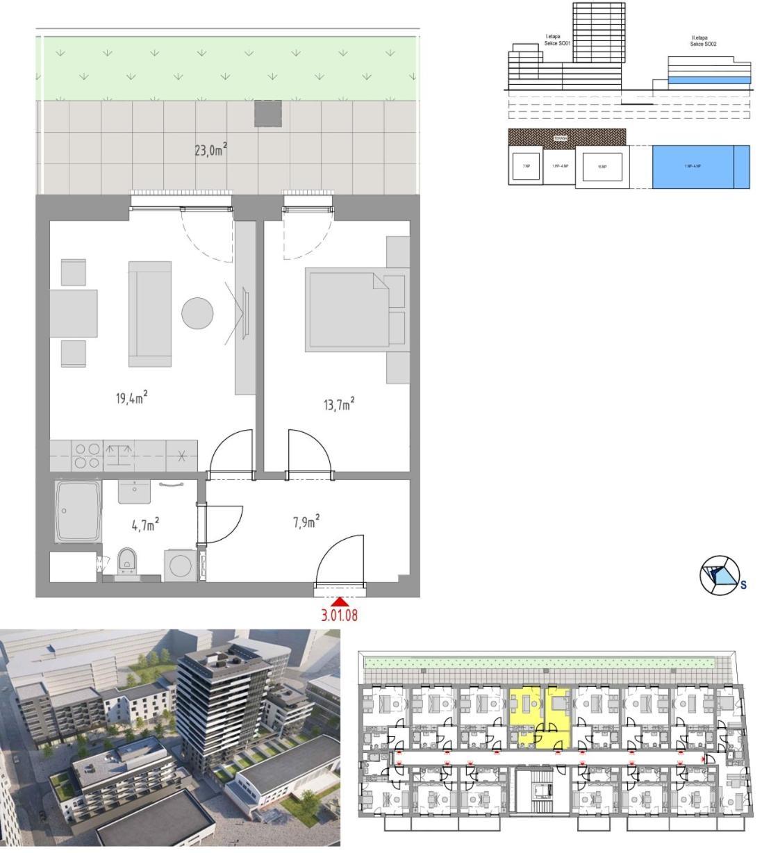 Novy Apartman S Terasou Brünn Exterior foto